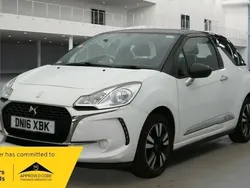 White Used 2016 DS Automobiles DS3 Chic Hatchback | £5,495 (Fair price)