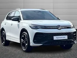 Pure white Used 2025 VW Tiguan R-line SUV | £37,495 (Expensive)