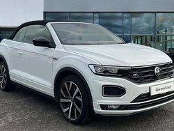 White Used 2021 VW T-Roc Cabriolet R-line Cabriolet | £21,734 (Good price)