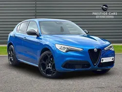 Blue Used 2022 Alfa Romeo Stelvio Estrema SUV | £27,491 (Expensive)