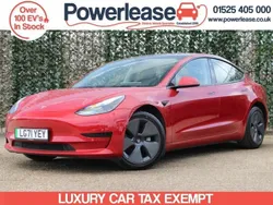 Red Used 2021 Tesla Model 3 Standard Range Plus Sedan | £16,789 (Good price)