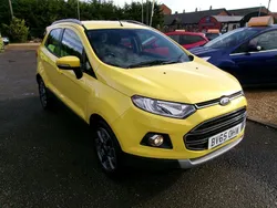 Yellow Used 2016 Ford Ecosport Titanium SUV | £7,899 (Fair price)