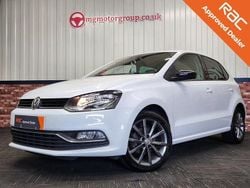 White Used 2015 VW Polo Design Hatchback | £8,295 (Fair price)