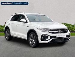 White New 2025 VW T-Roc R-line SUV | £27,999 (Super price)