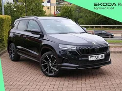 Black magic pearl effect Used 2023 Skoda Karoq SportLine SUV | £28,785 (Fair price)