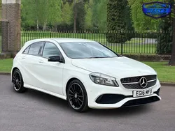 White Used 2016 Mercedes A180 AMG line Hatchback | £7,499 (A bit pricey)