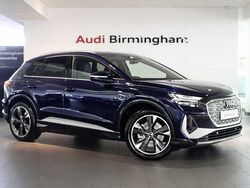 Navarra blue New 2025 Audi Q4 e-tron S-Line SUV | £39,950 (Expensive)