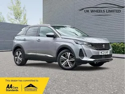 Grey Used 2021 Peugeot 3008 Allure Premium Hatchback | £16,690 (Fair price)