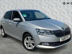 Brilliant silver metallic Used 2019 Skoda Fabia SE Hatchback | £9,250 (Good price)