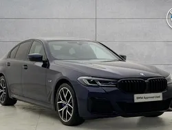 Blue Used 2023 BMW 530e M Sport | £32,995 (Fair price)