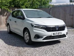 White Used 2021 Dacia Sandero Essentiel Hatchback | £9,798 (Fair price)