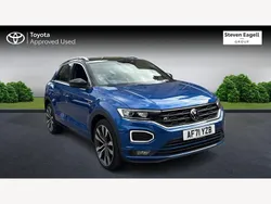 Blue Used 2021 VW T-Roc R-line SUV | £23,918 (Fair price)