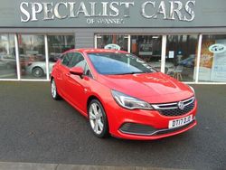 Red Used 2017 Vauxhall Astra SRi Hatchback | £7,495 (Fair price)