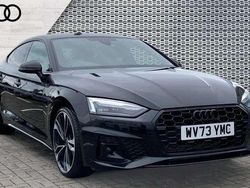 Black Used 2023 Audi A5 Sportback Black Edition Hatchback | £29,951 (Fair price)