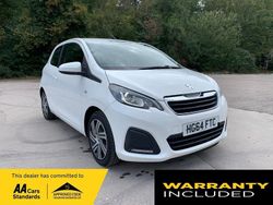 White Used 2015 Peugeot 108 Active Hatchback | £3,750 (Fair price)