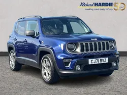 Blue Used 2021 Jeep Renegade Limited SUV | £18,599 (Fair price)