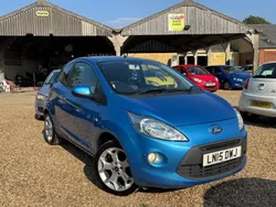 Blue Used 2015 Ford Ka Titanium Hatchback | £2,999 (Good price)
