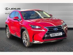 Mesa red Used 2017 Lexus NX300h Luxury Line SUV | £18,950 (Fair price)