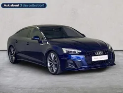 Blue Used 2021 Audi A5 Sportback S-Line Hatchback | £26,818 (Fair price)