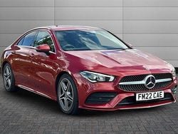 Red Used 2022 Mercedes CLA200 AMG line Sedan | £22,395 (Good price)