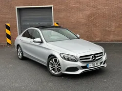 Silver Used 2015 Mercedes C300 Premium Plus Sedan | £8,495 (Fair price)