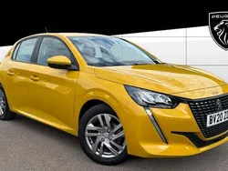 Yellow Used 2020 Peugeot 208 Active Hatchback | £11,997 (Fair price)