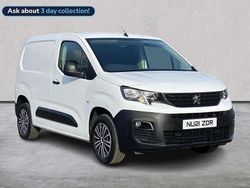 White Used 2021 Peugeot Partner Van | £9,470 (Fair price)