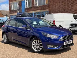 Blue Used 2016 Ford Focus Titanium Hatchback | £5,295 (Good price)