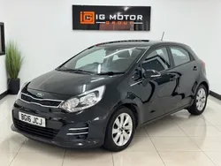 Black Used 2016 Kia Rio 2 Hatchback | £7,495 (Fair price)