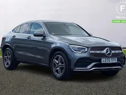 Grey Used 2021 Mercedes GLC220 AMG line Coupe | £29,299 (Fair price)