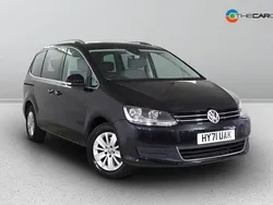 Black Used 2021 VW Sharan SE MPV | £19,975 (Fair price)