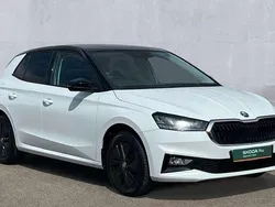 Moon white metallic black roof Used 2023 Skoda Fabia Colour Edition Hatchback | £17,598 (Fair price)