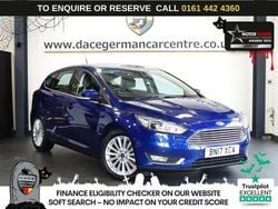 Blue Used 2017 Ford Focus Titanium X Hatchback | £7,459 (Fair price)
