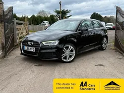 Black Used 2016 Audi A3 S-Line Hatchback | £7,995 (Fair price)