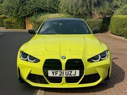 Yellow Used 2021 BMW M3 Competition Edition Sedan | £54,995 (Fair price)
