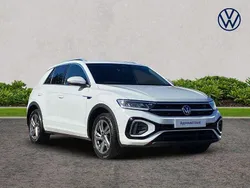 White Used 2022 VW T-Roc R-line SUV | £23,590 (Fair price)