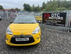 Yellow Used 2015 Citroën DS3 PureTech Hatchback | £3,495 (Fair price)