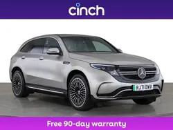 Silver Used 2021 Mercedes EQC400 AMG Line Premium SUV | £27,449 (Fair price)