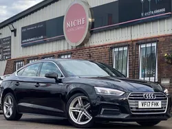 Black Used 2017 Audi A5 Sportback S-Line Hatchback | £13,490 (Fair price)
