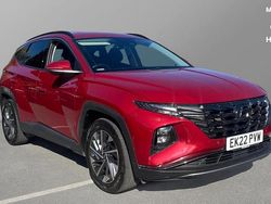 Sunset red Used 2022 Hyundai Tucson Premium SUV | £18,542 (Fair price)