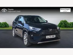 Black Used 2020 Toyota RAV4 Hybrid SUV | £29,528 (A bit pricey)