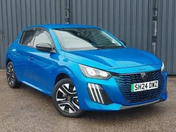 Blue Used 2024 Peugeot e-208 Style Hatchback | £16,798 (Fair price)