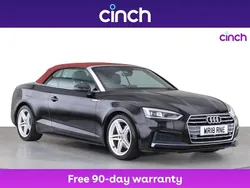 Black Used 2018 Audi A5 Cabriolet S-Line Cabriolet | £15,149 (Fair price)