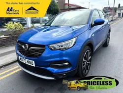 Blue Used 2021 Vauxhall Grandland X Elite SUV | £12,995 (Good price)