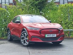 Red Used 2021 Ford Mustang Mach-E Extended Range SUV | £23,498 (Fair price)