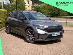 Graphite grey metallic Used 2024 Skoda Enyaq iV SportlinePlus SUV | £33,490 (Fair price)