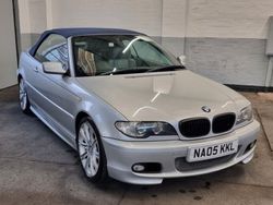 Silver Used 2005 BMW 320 Cabriolet Sport Line Cabriolet | £2,990