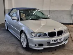 Silver Used 2005 BMW 320 Cabriolet Sport Line Cabriolet | £2,990