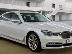 White Used 2015 BMW 730L Impressive Sedan | £19,995