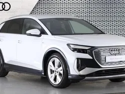 White Used 2022 Audi Q4 e-tron S-Line SUV | £26,527 (Good price)